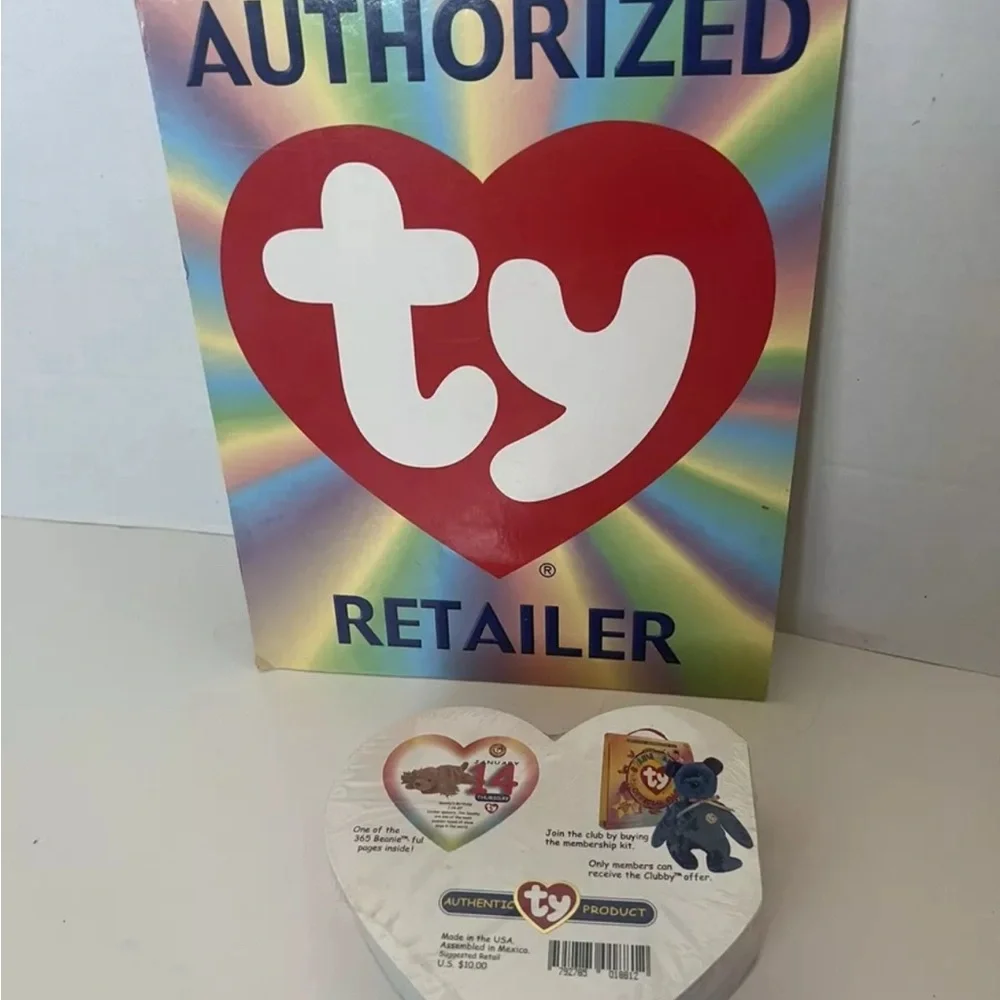 Ty Heart Beanie Baby A Day Calendar 1999 - Tear Off Day Pages